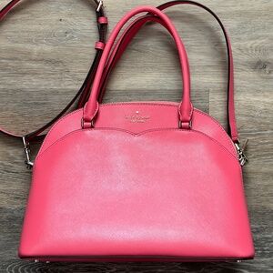 Kate Spade Staci Saffiano leather Payton Dome Crossbody